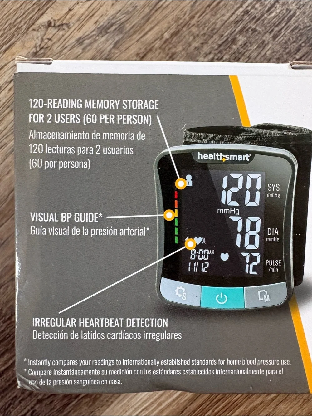 Premium Series Universal Wrist Blood Pressure Monitor - Black/Teal